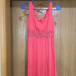 Xhilaration Maxi Dress in Coral